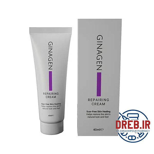 کرم ترمیم کننده بدن ژیناژن 40 میلی لیتر - GINAGEN Reparing cream scar-free skin healing 