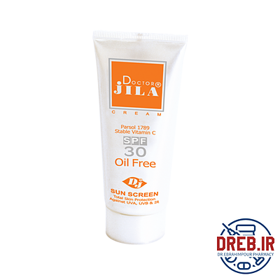 کرم ضد آفتاب SPF 30 دکتر ژیلا 30 گرمی _ Doctor Jila Sun Screen Cream Oil Free SPF30