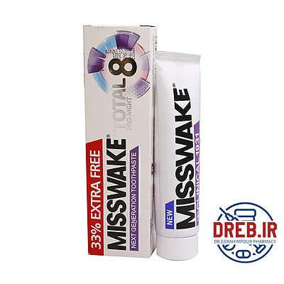 خمیر دندان توتال ۸ میسویک ۱۰۰ میلی لیتر _ Misswake Total ۸ Toothpaste ۱۰۰ ml