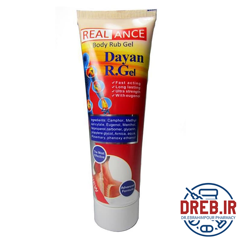 آرژل ژل درد موضعی عضلات و مفاصل ریلنس مدل R.Gel دایان _  Dayan Real Ance Muscles and Joint Rub Gel