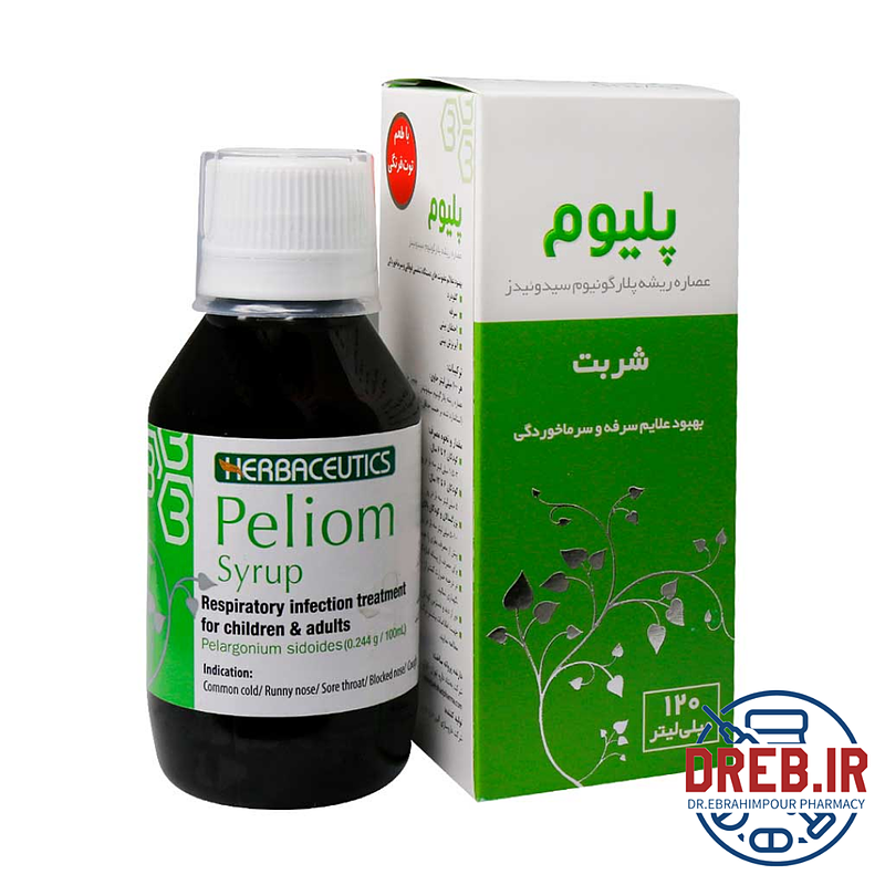 شربت پلیوم بهشاد دارو ۱۲۰ میلی لیتر _ Behshad Peliom Syrup ۱۲۰ ml