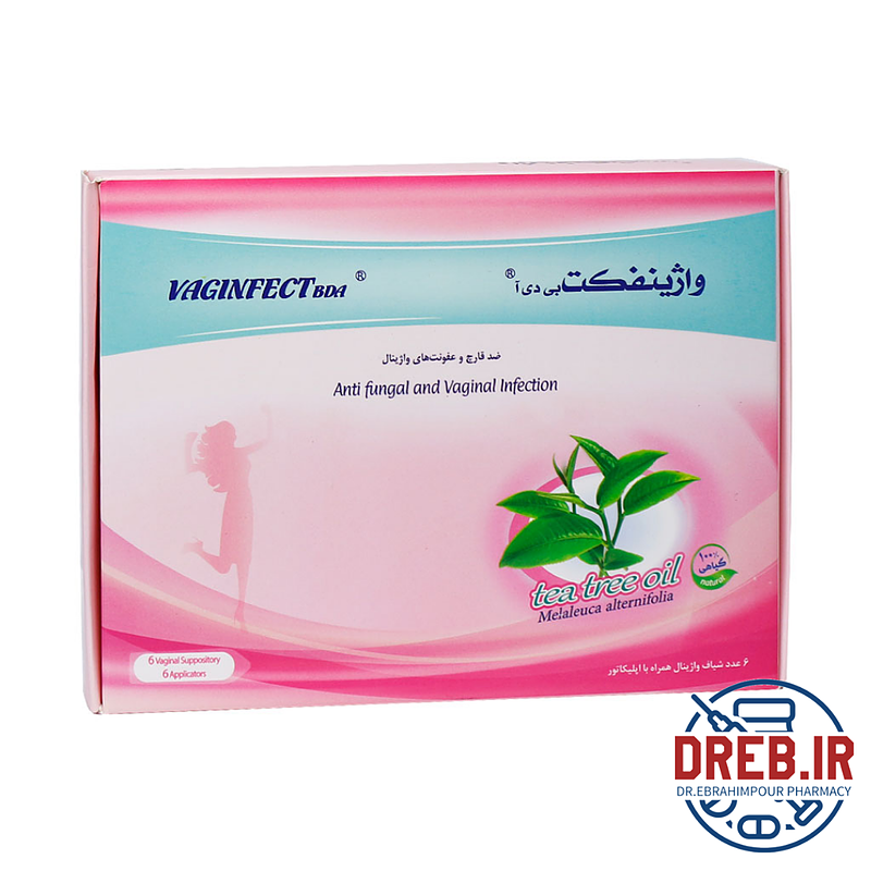 شیاف واژینفکت بی دی آ بهتا دارو ۶ عدد  _ Behta Daru vaginalfact BDA ۶ Vaginal Suppository