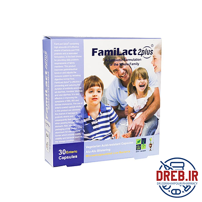 قرص فمی لاکت توپلاس Zist Takhmir Familact ۲plus Capsules _ ۳۰ Caps