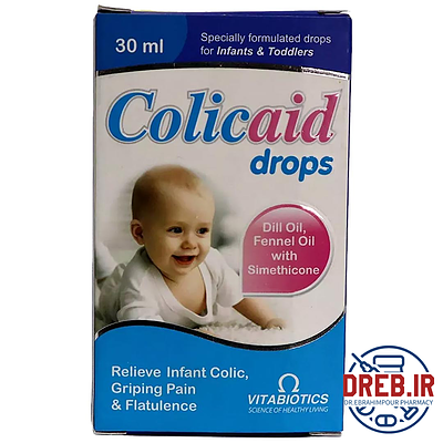 قطره کولیک اید ویتابیوتیکس ۳۰ میلی لیتر _ Vitabiotics Colicaid Drops ۳۰ ml