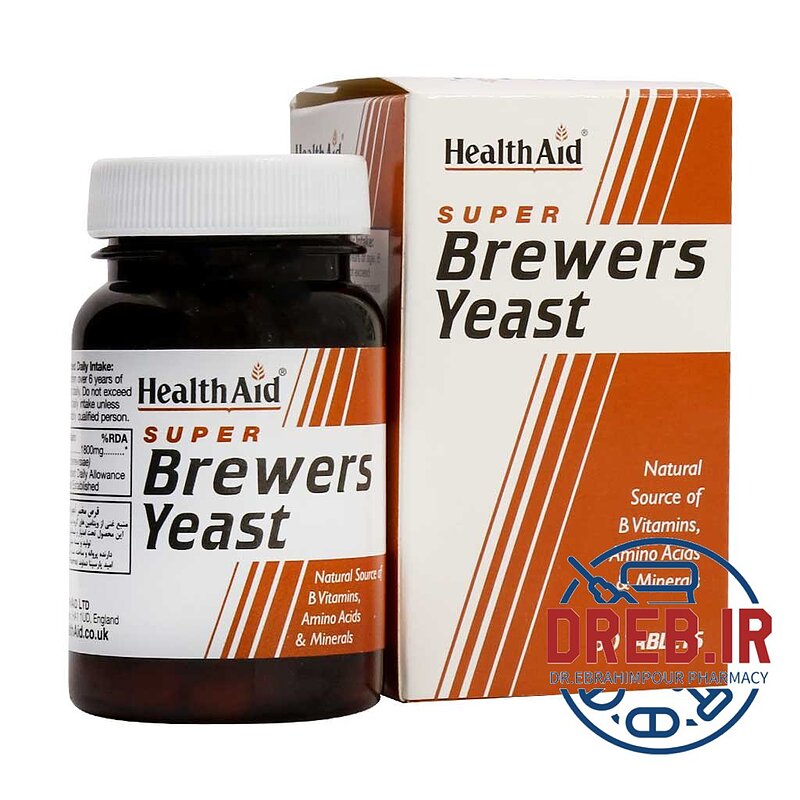 قرص مخمر آبجو هلث اید ۶۰ عدد _ Health Aid Brewers Yeast ۶۰ Tablets