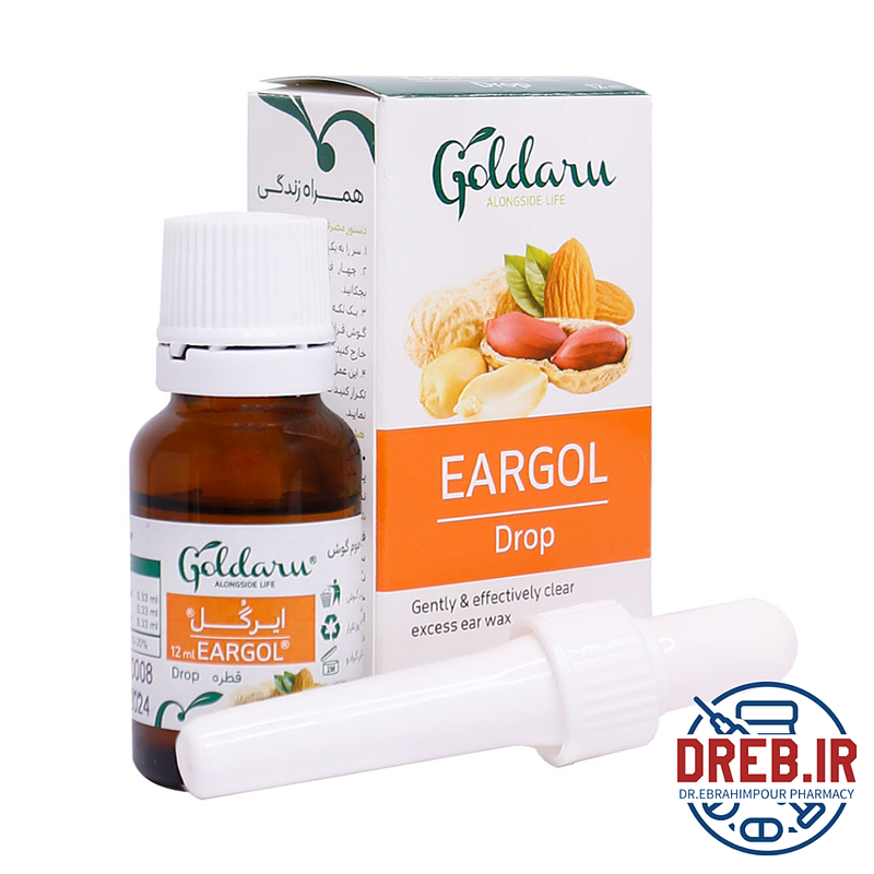 قطره گوش ایرگل گل دارو ۱۲ میلی لیتر _ Goldaru Eargol Drop ۱۲ ml