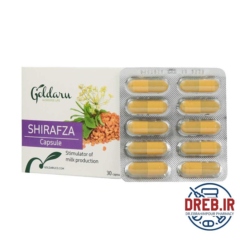 کپسول شیرافزا گل دارو ۳۰ عدد _ Shirafza ۳۰herbal Cap