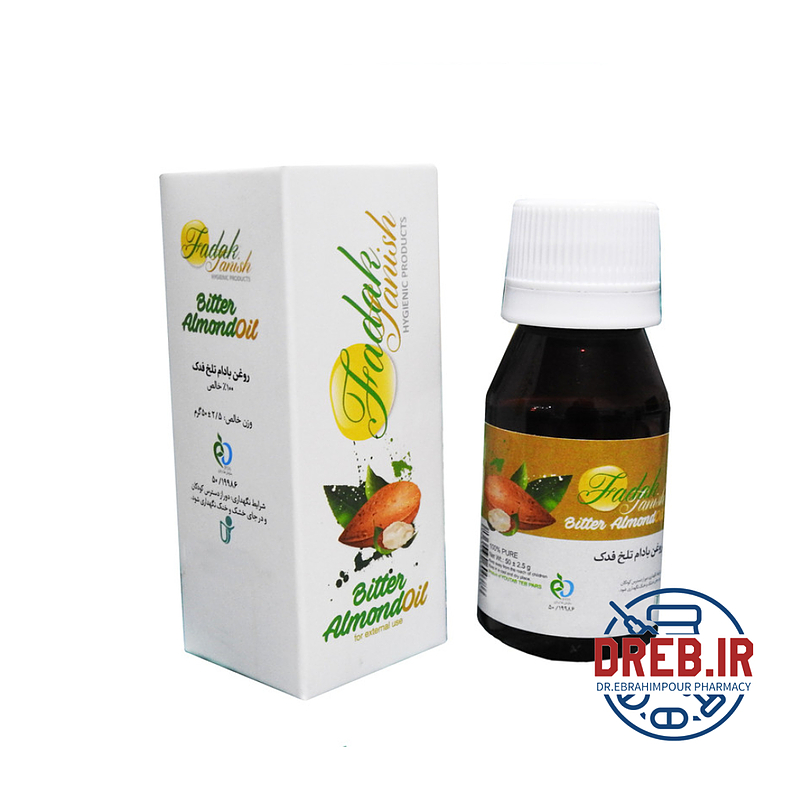 روغن بادام تلخ فدک تانیش وزن 50 گرم _ Fadak Tanish bitter almond oil weight 50 grams