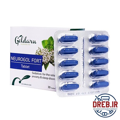 قرص نوراگل فورت گل دارو ۳۰ عدد _ Goldaru Neurogol Fort Tablet ۳۰ Tabs