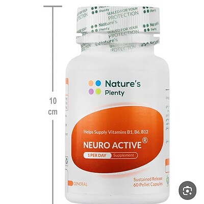 کپسول نرو اکتیو نیچرز پلنتی ۶۰ عدد - Natures Plenty Neuro Active ۶۰ Caps