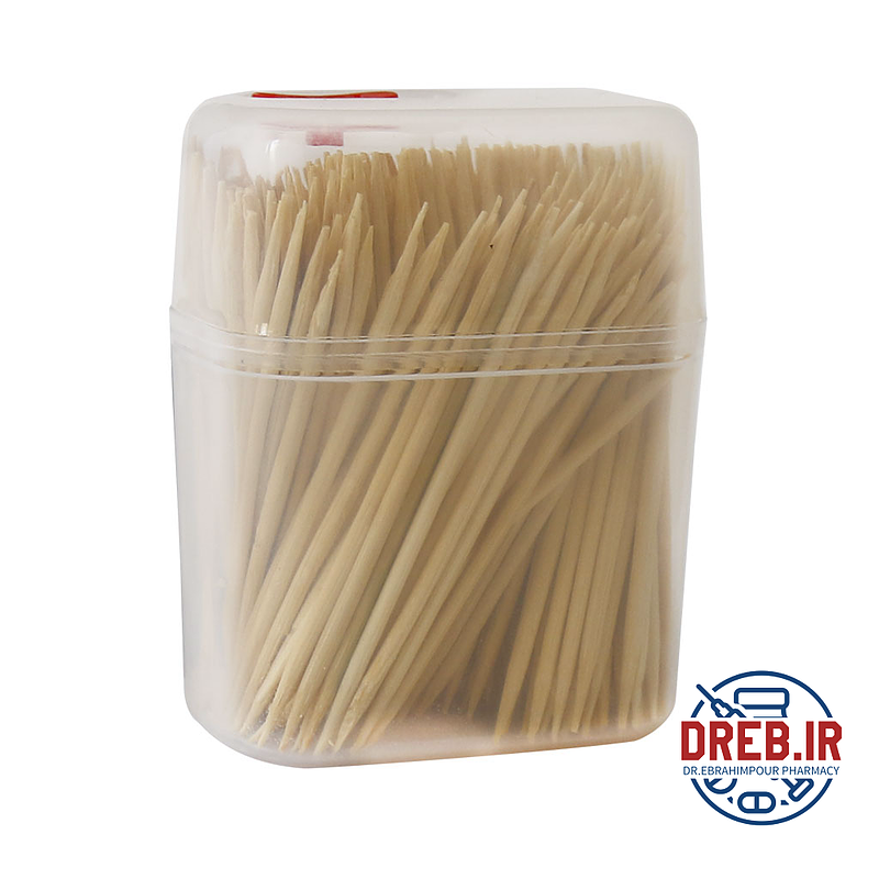 خلال دندان با چوب بامبو ۲۰۰ عددی _ Toothpick Bamboo ۲۰۰ Pcs