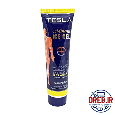  ژل خنک کننده بدن تیوپی تسلا _ Tesla Body Cooling Gel 100ml