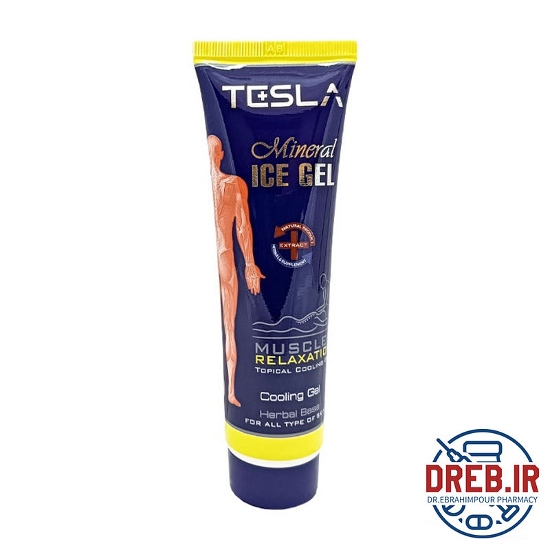  ژل خنک کننده بدن تیوپی تسلا _ Tesla Body Cooling Gel 100ml