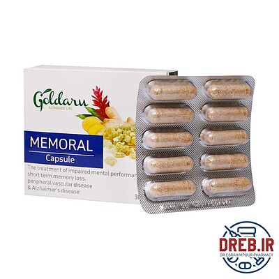 کپسول ممورال گل دارو ۳۰ عدد _ Goldaru Memoral ۳۰ Herbal Cap