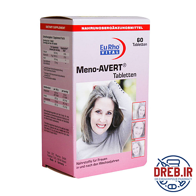 منو اورت قرص 60 عددی یوروویتال _ EuRho Vital Meno Avert ۶۰ Tablet