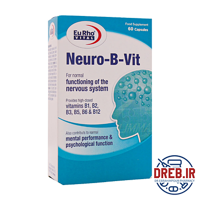 کپسول نورو بی ویت یوروویتال ۶۰ عدد _ Eurhovital Neuro B Vit ۶۰ Caps