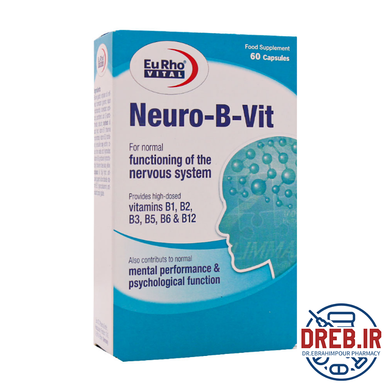 کپسول نورو بی ویت یوروویتال ۶۰ عدد _ Eurhovital Neuro B Vit ۶۰ Caps