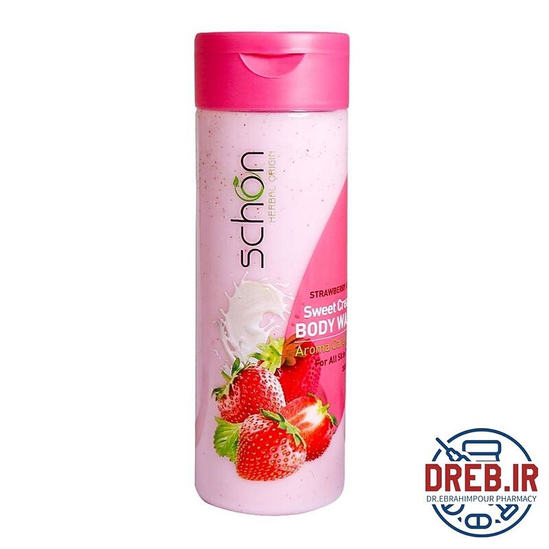 شامپو بدن کرمی توت فرنگی شون _ SCHON BODY WASH FRESH CREAMY