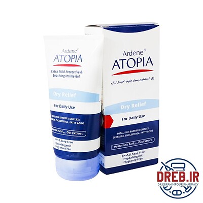 ژل شستشوی بسیار ملایم ناحیه ژنیتال آتوپیا آردن ۱۵۰ گرم _ Ardene Atopia Extra Mild Protective and Soothing Intime Gel ۱۵۰ g