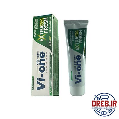 خمیر دندان کامل اکسترا فرش وی وان 130 گرم _ Vi One Extra Fresh ToothPaste 130g