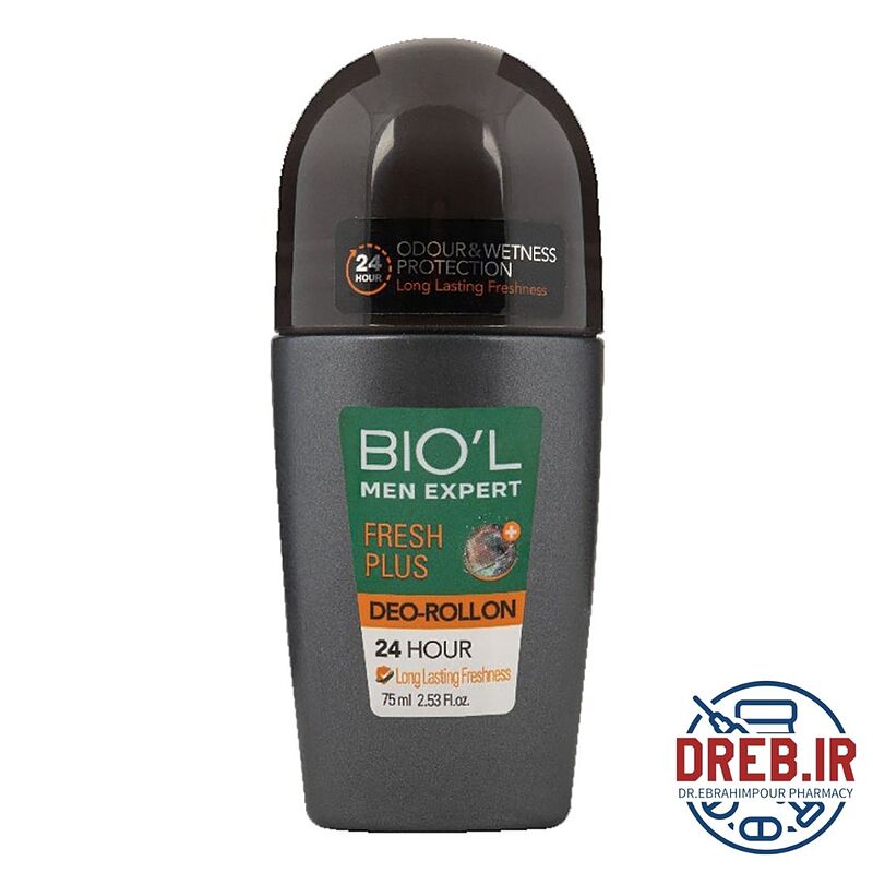 مام بیول فرش پلاس نارنجی مردانه _ deo rollon fresh plus biol 