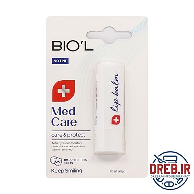 بالم لب بیول مدل Med Care حجم 4.8 گرم _ Biol Med Care Lip Balm 4.8 g