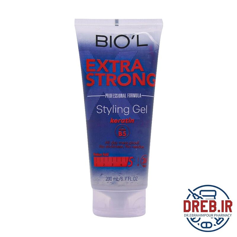 ژل حالت دهنده موی اکسترا استرانگ بیول ۲۰۰ میلی لیتر _ Biol Extra Strong Styling Gel 200 ml