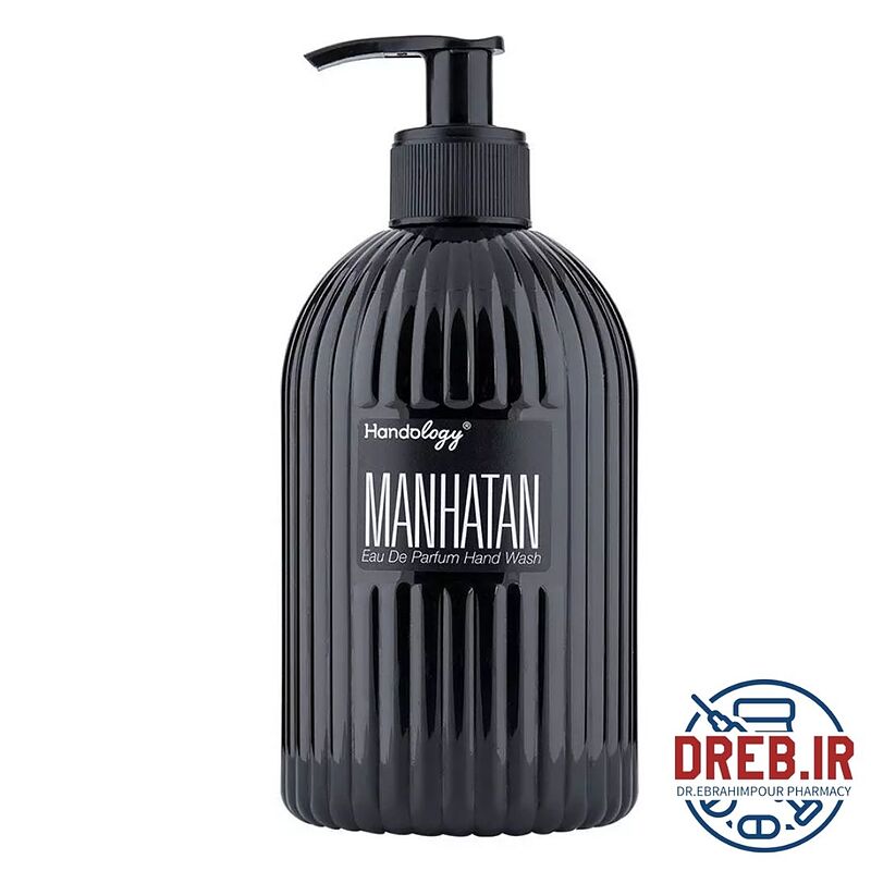 مایع دستشویی پرفیوم هندولوژی مدل منهتن حجم 470 میلی لیتر _ Handology Manhatan Eau Perfum Hand Wash 470 ml 