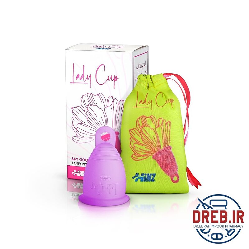 کاپ قاعدگی سایز متوسط لیدی کاپ هاینز _ Hinz Medium Menstrual Cup