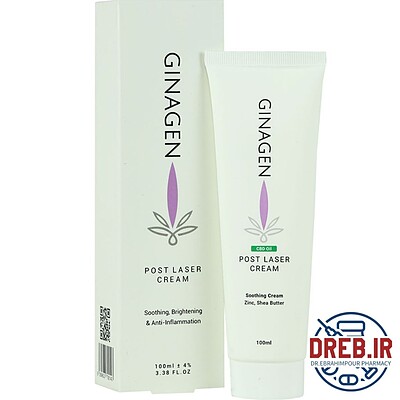 کرم مناسب پوست آسیب دیده بدن ژیناژن _ Ginagen Post Laser Cream