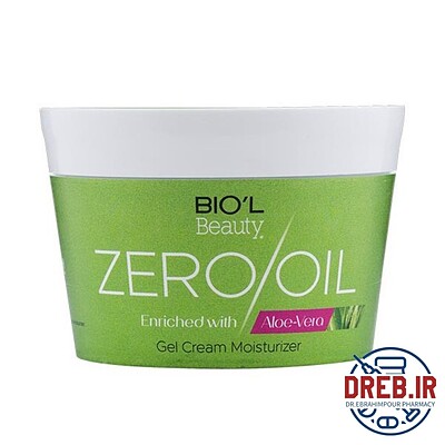 کرم ژل مرطوب کننده Zero Oil بیول حاوی عصاره آلوئه ورا 200 میلی لیتر _ Biol Zero Oil Aloe Vera Gel Cream Moisturizer 200 ml