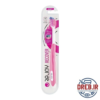 ریجوی مسواک ری کاور سافت صورتی دارای ماساژور لثه _ Rejoy Recover Pink Soft Toothbrush