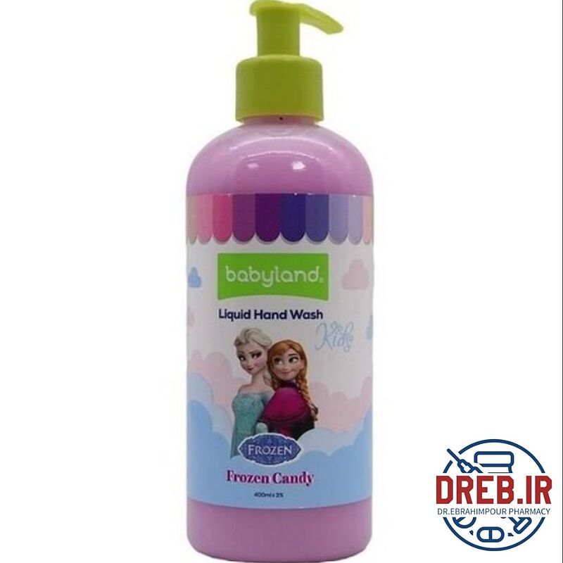 مایع دستشویی کودک بی بی لند مدل فروزن کندی حجم 400 میلی لیتر _ Baby Land Frozen Candy Liquid Hand Wash 400 ml