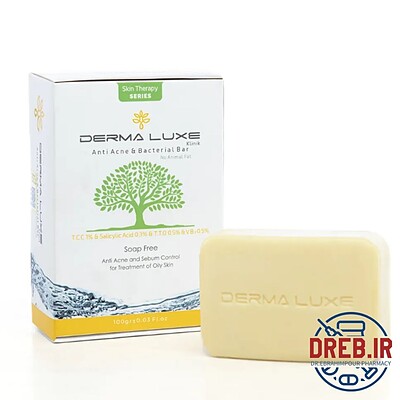 پن مناسب پوست جوش دار درمالوکس _ Derma Luxe Anti Acne And Anti Bacterial Soap 