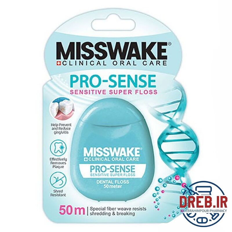 نخ دندان ضدحساسیت پروسنس میسویک _ Misswake Sensitive Floss