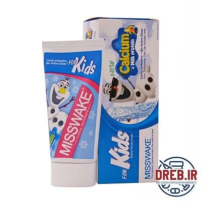 خمیر دندان کودک میسویک با طرح آدم برفی ۵۰ میلی لیتر _ Misswake Toothpaste For Kids 50 ml