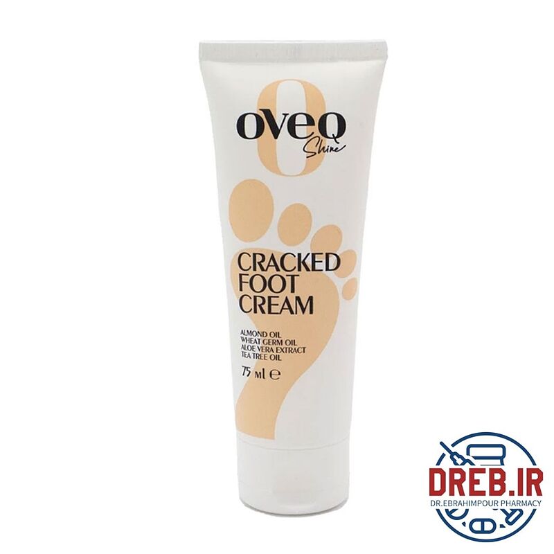  کرم ترک پا اوک شاین 75 میلی لیتر کرم ترک پا اوک شاین 75 میلی لیتر _ OVeQ Shine Cracked foot Cream 75ml