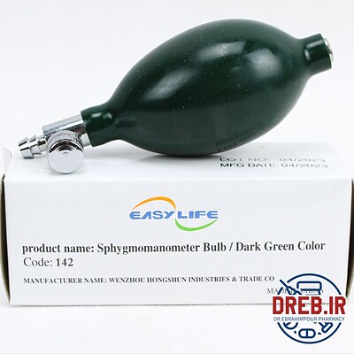 پوار فشارسنج عقربه ای مدل E142 ایزی لایف - Easy Life E142 Manual Blood Pressure Bulb with Gauge