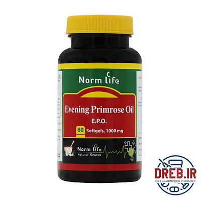 سافت ژل ایوینینگ پرایم رز اویل (روغن گل مغربی) نورم لایف 60 عدد - Norm life Evening Primrose Oil 60 Caps