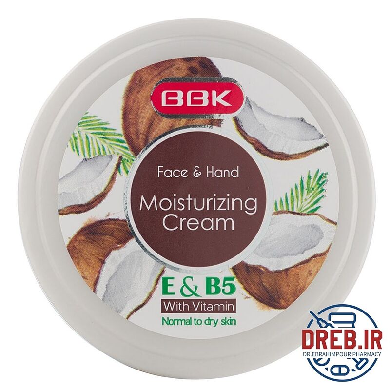 کرم کاسه ای نارگیل 100میل ببک - Bbk Coconut Cream 100ml 