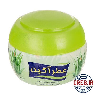 کرم مرطوب کننده و نرم کننده آلوئه ورا عطرآگین 150 گرم _ Atragin Aloe Vera Emollient And Moisturizing Cream 150ml