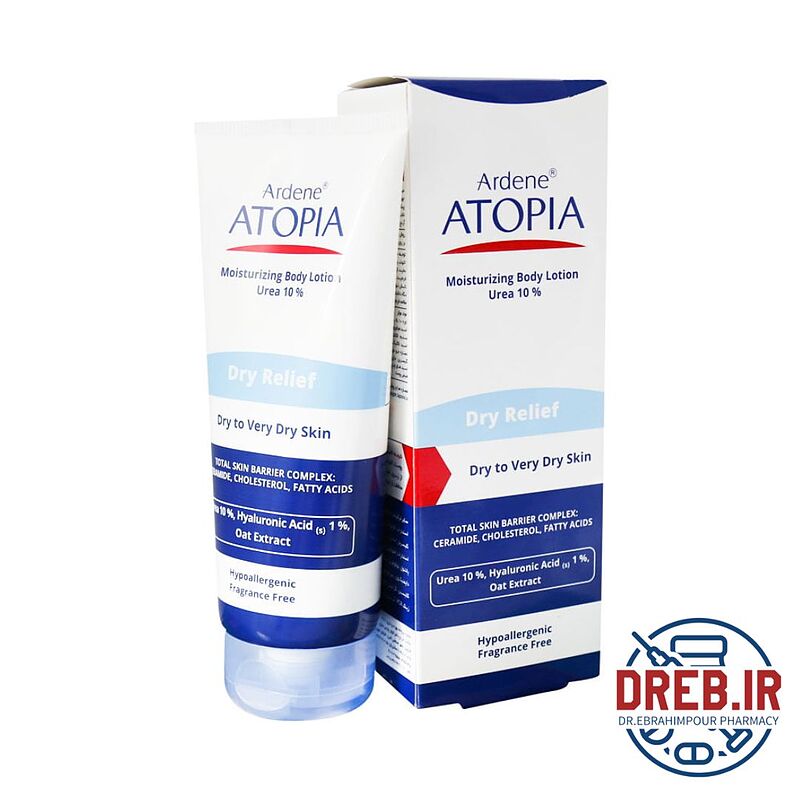 لوسیون بدن آردن آتوپیا مدل Eczopro مناسب پوست های خشک حجم 200 میلی لیتر - Atopia Ardene Intense Moisturizer Body Lotion Atopic to Eczema Prone Skin 200 ml