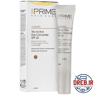 کانسیلر دور چشم SPF25 کد 101 - Trio Active Eye Concealer SPF25