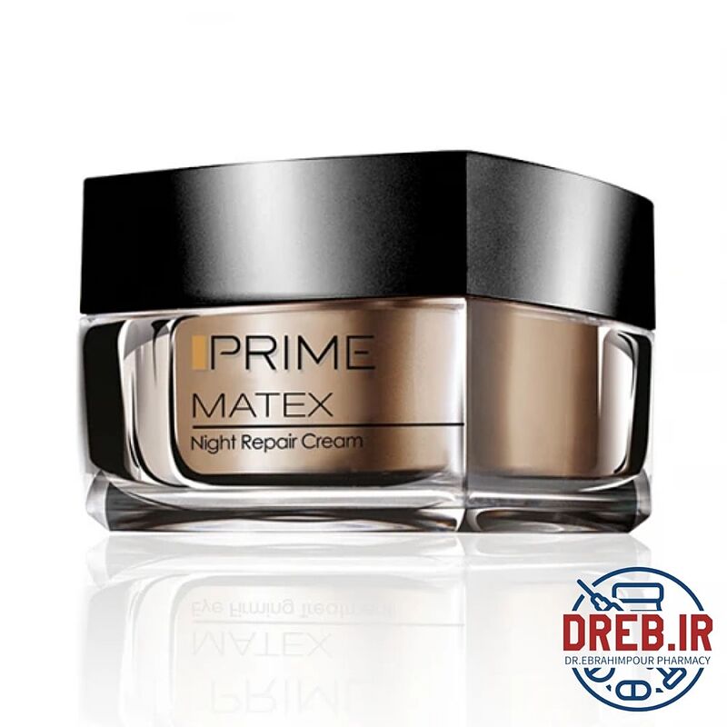 کرم شب بازسازی کننده پوست پرایم مدل Matex حجم 50 میلی لیتر - Prime Night Repair Cream 50 ml