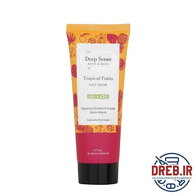 کرم ترک پا تروپیکال دیپ سنس 75 میل - Deep Sense Tropical Fruits Food Cream 75 ml