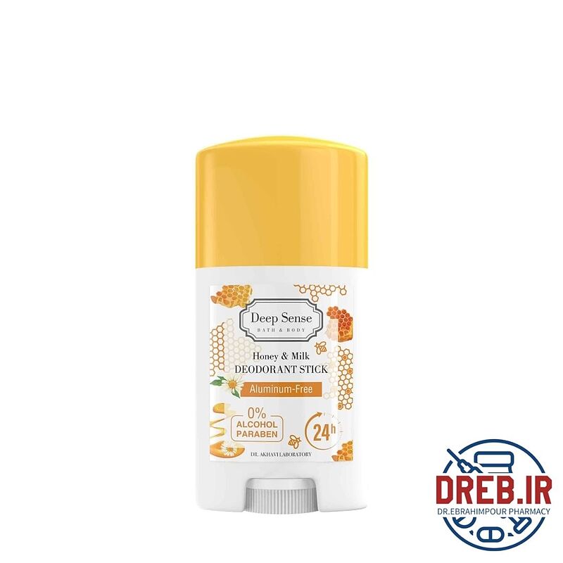 استیک دئودورانت شیر و عسل 40 گرم دیپ سنس - Deep Sense Honey And Milk Deodorant Stick 40g