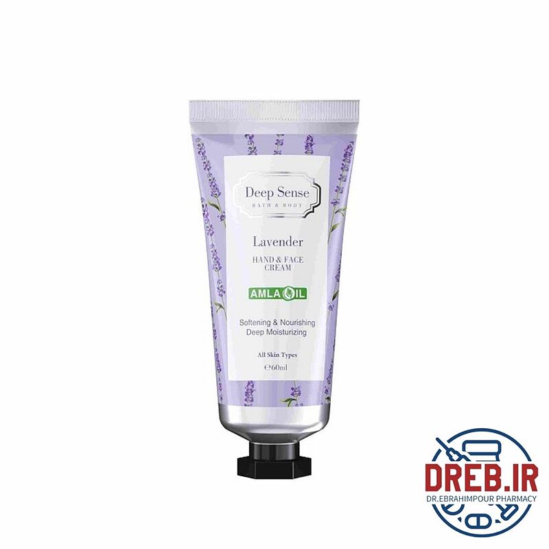 کرم مرطوب کننده دست و صورت لوندر دیپ سنس سی گل مناسب انواع پوست 60 میلی لیتر - Seagull Deep Sense Lavender Cream 60 Ml