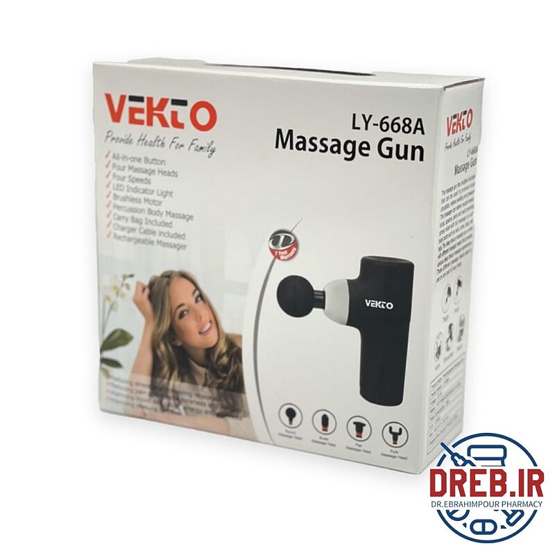 ماساژور تفنگی وکتو LY668A مدل  _  Vecto LY 668 A gun massager