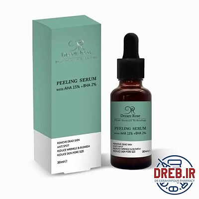 سرم لایه بردار حاوی bha 2% + aha 15% دریم رز _ Dream rose with aha15% + bha 2% peeling serum