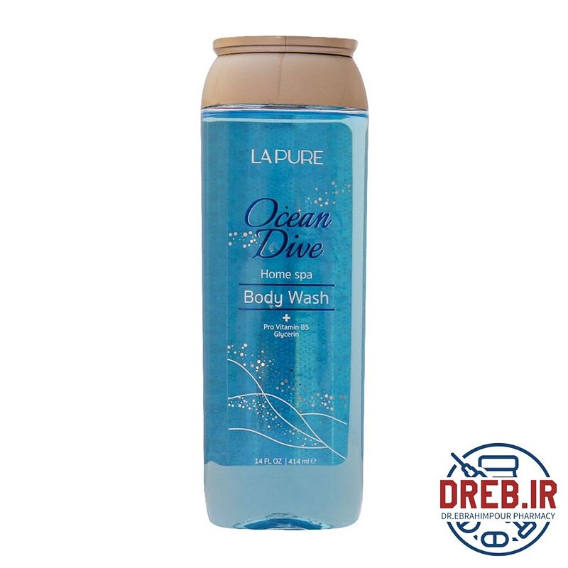 شامپو بدن شفاف اوشن دایو لپیور 414 میلی لیتر _ Lapure Ocean Dive Body Wash 414 ml